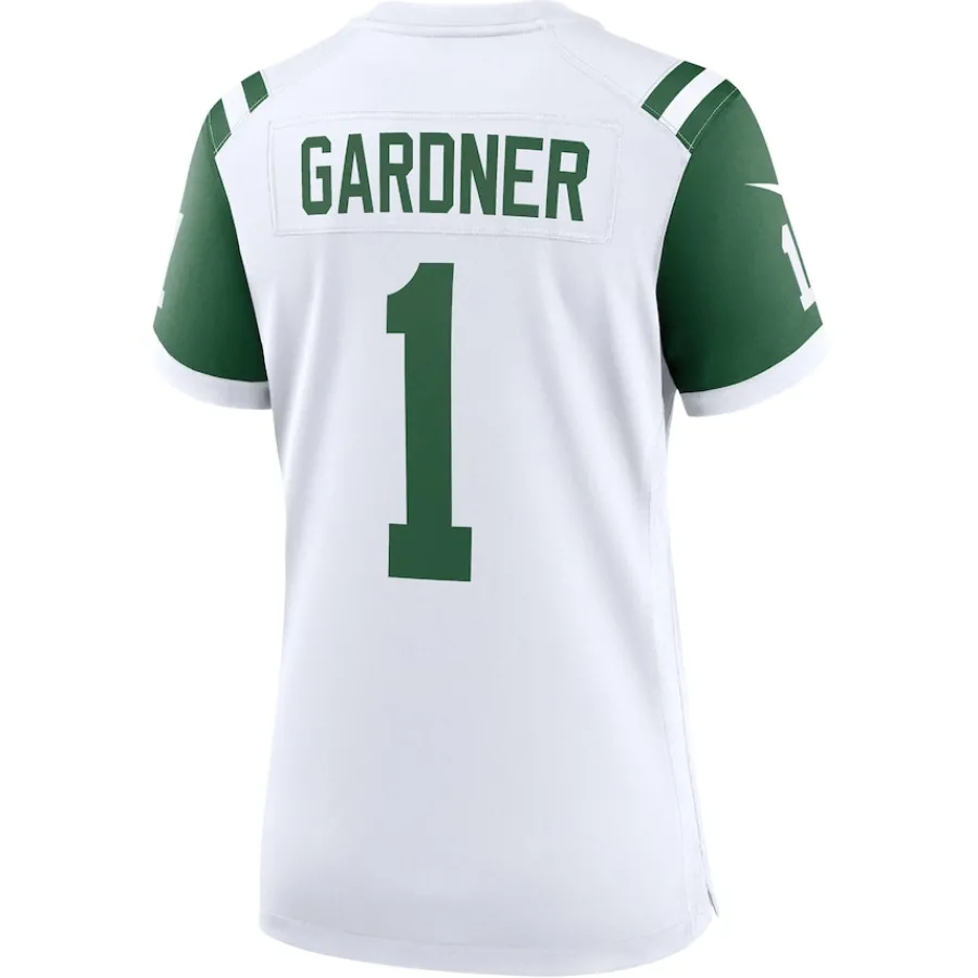 Women New York Jets Jerseys | Women^Women's Nike Ahmad Sauce Gardner White Classic Alternate Game Jersey