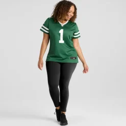 Women New York Jets Jerseys | Women^Women's Nike Ahmad Sauce Gardner Legacy Green Game Jersey
