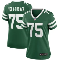 Women New York Jets Jerseys | Women^Women's Nike Alijah Vera-Tucker Legacy Green Team Game Jersey