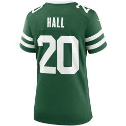 Women New York Jets Jerseys | Women^Women's Nike Breece Hall Legacy Green Game Jersey