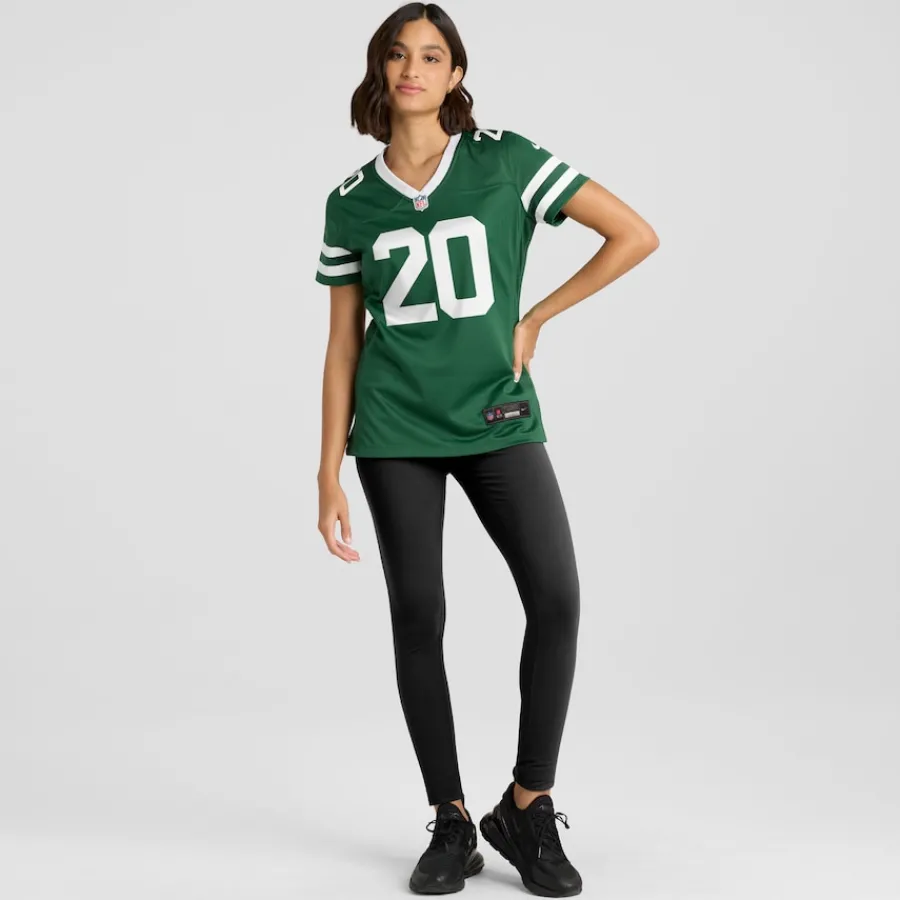 Women New York Jets Jerseys | Women^Women's Nike Breece Hall Legacy Green Game Jersey