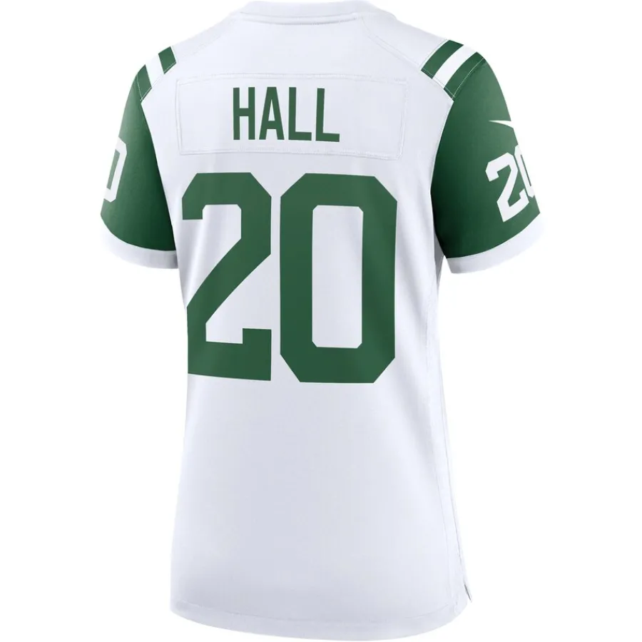Women New York Jets Jerseys | Women^Women's Nike Breece Hall White Classic Alternate Game Jersey