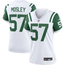 Women New York Jets Jerseys | Women^Women's Nike C.J. Mosley White Classic Alternate Game Jersey