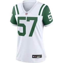 Women New York Jets Jerseys | Women^Women's Nike C.J. Mosley White Classic Alternate Game Jersey