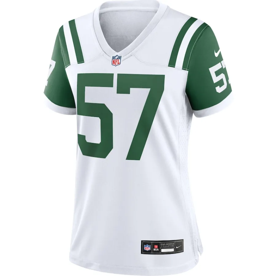 Women New York Jets Jerseys | Women^Women's Nike C.J. Mosley White Classic Alternate Game Jersey