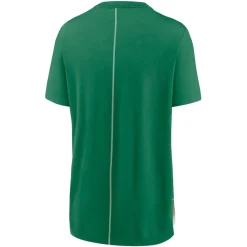 Women New York Jets T-Shirts | Women^Women's Nike Cream/Kelly Green Wordmark Tri-Blend T-Shirt