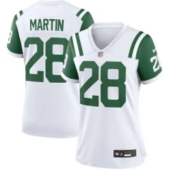 Women New York Jets Jerseys | Women^Women's Nike Curtis Martin White Classic Alternate Retired Player Game Jersey