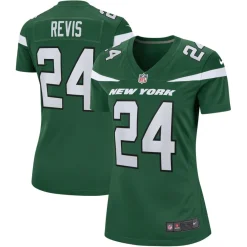 Women New York Jets Jerseys | Women^Women's Nike Darrelle Revis Gotham Green Retired Player Game Jersey