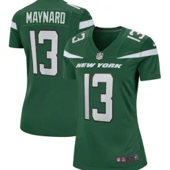 New York Jets Replica | Throwback^Women's Nike Don Maynard Gotham Green Game Retired Player Jersey