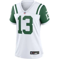 Women New York Jets Jerseys | Women^Women's Nike Don Maynard White Classic Alternate Retired Player Game Jersey