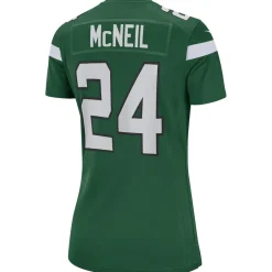New York Jets Replica | Throwback^Women's Nike Freeman McNeil Gotham Green Game Retired Player Jersey