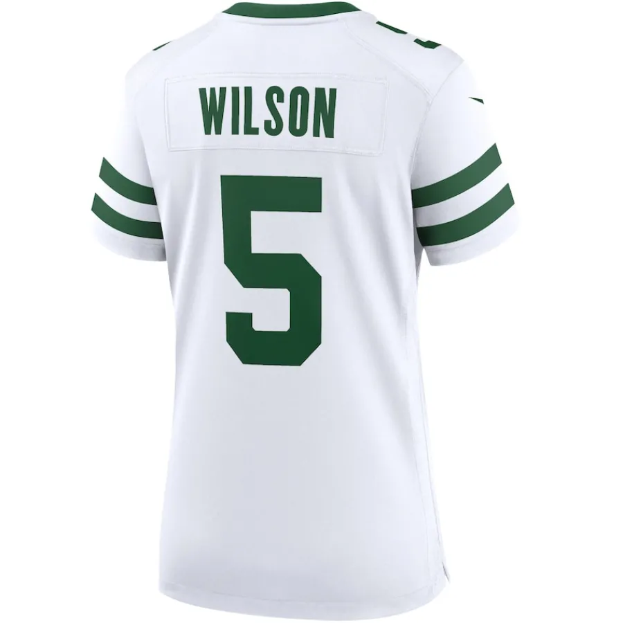 Women New York Jets Jerseys | Women^Women's Nike Garrett Wilson Legacy White Game Jersey