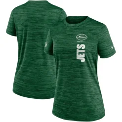 Women New York Jets T-Shirts | Women^Women's Nike Green Velocity Performance T-Shirt
