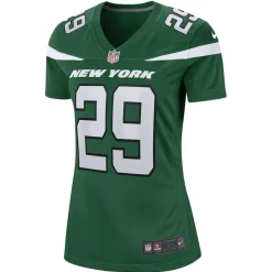 Women New York Jets Jerseys | Women^Women's Nike Jarrick Bernard Converse Gotham Green Game Jersey