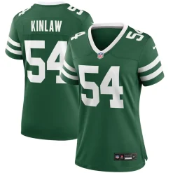 Women New York Jets Jerseys | Women^Women's Nike Javon Kinlaw Legacy Green Team Game Jersey