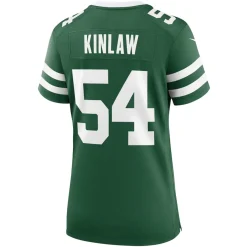 Women New York Jets Jerseys | Women^Women's Nike Javon Kinlaw Legacy Green Team Game Jersey