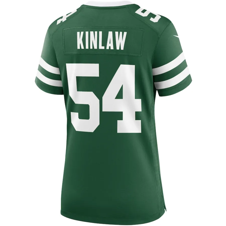 Women New York Jets Jerseys | Women^Women's Nike Javon Kinlaw Legacy Green Team Game Jersey