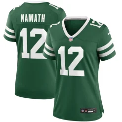 Women New York Jets Jerseys | Women^Women's Nike Joe Namath Legacy Green Retired Player Game Jersey
