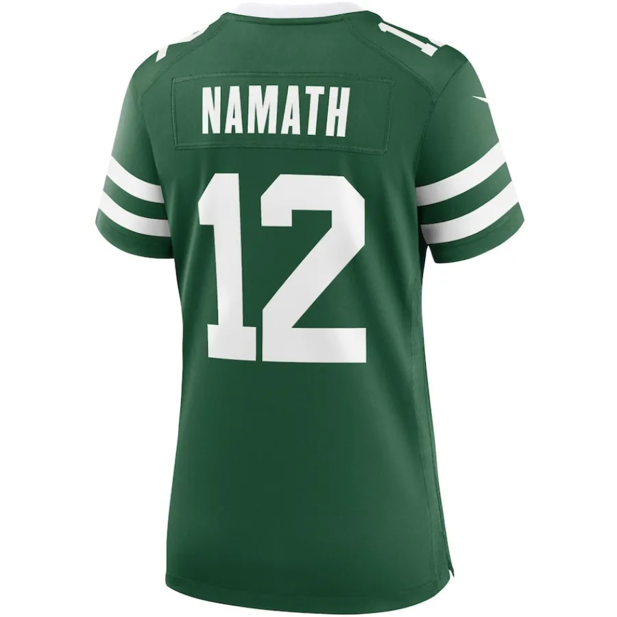 Women New York Jets Jerseys | Women^Women's Nike Joe Namath Legacy Green Retired Player Game Jersey