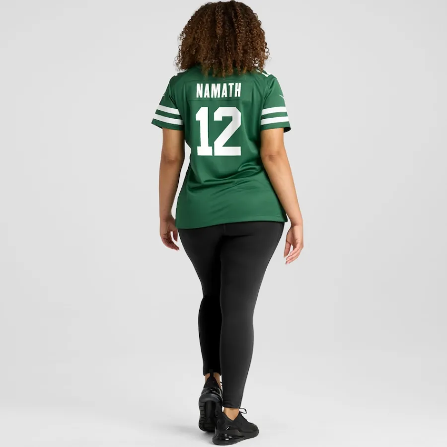Women New York Jets Jerseys | Women^Women's Nike Joe Namath Legacy Green Retired Player Game Jersey