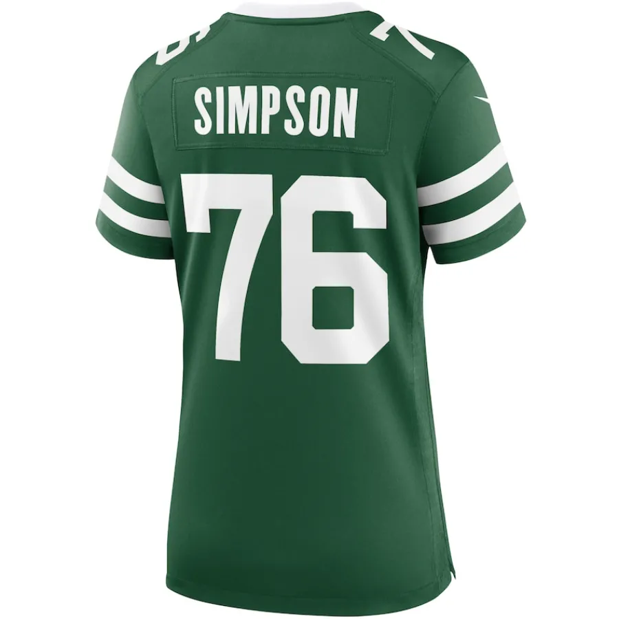 Women New York Jets Jerseys | Women^Women's Nike John Simpson Legacy Green Game Jersey
