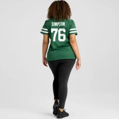 Women New York Jets Jerseys | Women^Women's Nike John Simpson Legacy Green Game Jersey