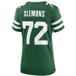 Women New York Jets Jerseys | Women^Women's Nike Micheal Clemons Legacy Green Team Game Jersey