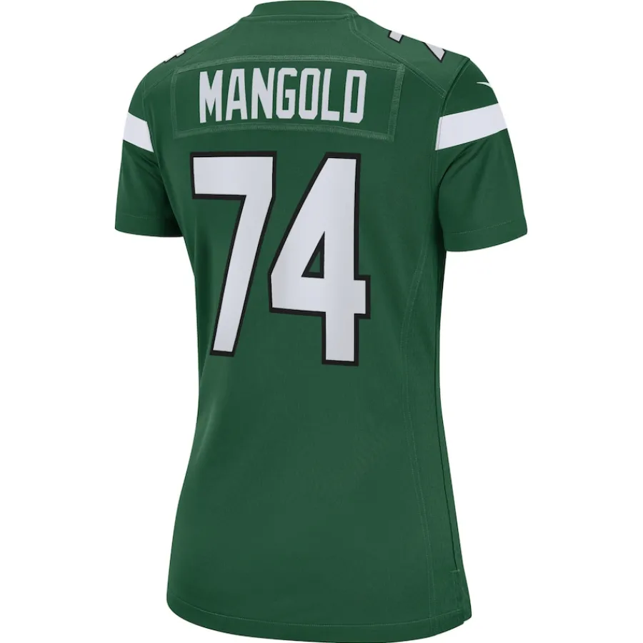 Women New York Jets Jerseys | Women^Women's Nike Nick Mangold Gotham Green Retired Player Jersey