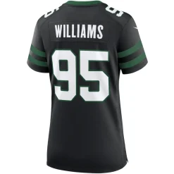 Women New York Jets Jerseys | Women^Women's Nike Quinnen Williams Legacy Black Alternate Game Jersey