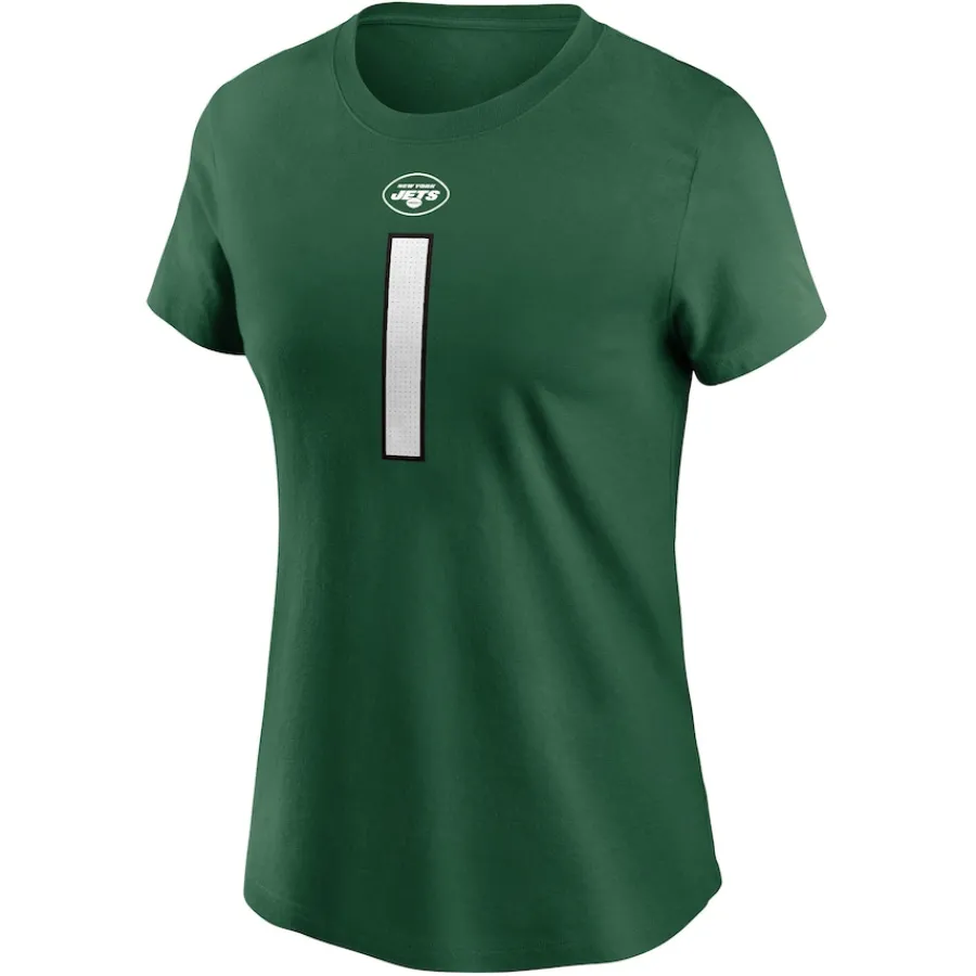 Women New York Jets T-Shirts | Women^Women's Nike Sauce Gardner Green Player Name & Number T-Shirt