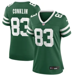 Women New York Jets Jerseys | Women^Women's Nike Tyler Conklin Legacy Green Team Game Jersey
