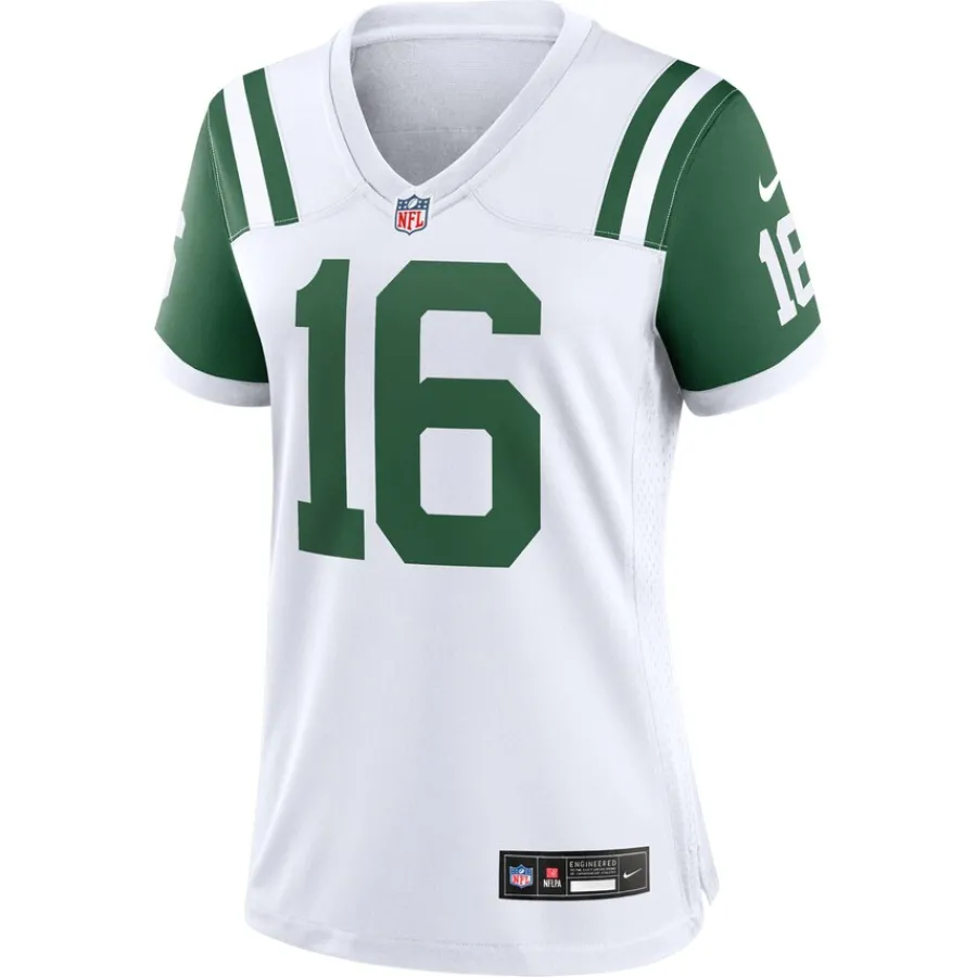 Women New York Jets Jerseys | Women^Women's Nike Vinny Testaverde White Classic Alternate Retired Player Game Jersey