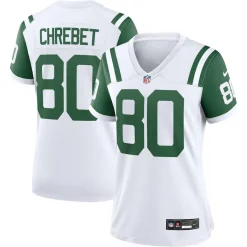 Women New York Jets Jerseys | Women^Women's Nike Wayne Chrebet White Classic Alternate Retired Player Game Jersey
