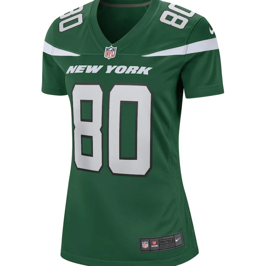 New York Jets Replica | Throwback^Women's Nike Wayne Chrebet Gotham Green Game Retired Player Jersey