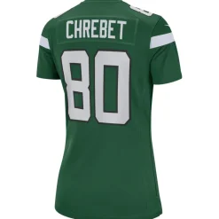 New York Jets Replica | Throwback^Women's Nike Wayne Chrebet Gotham Green Game Retired Player Jersey