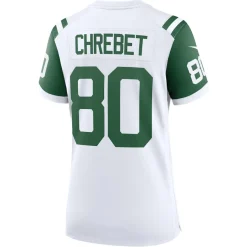 Women New York Jets Jerseys | Women^Women's Nike Wayne Chrebet White Classic Alternate Retired Player Game Jersey
