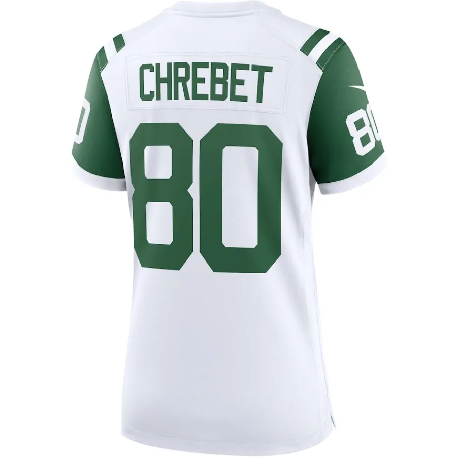 Women New York Jets Jerseys | Women^Women's Nike Wayne Chrebet White Classic Alternate Retired Player Game Jersey