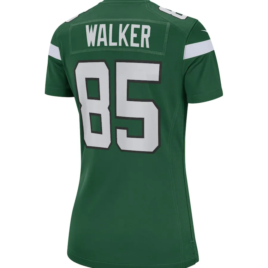 New York Jets Replica | Throwback^Women's Nike Wesley Walker Green Game Retired Player Jersey