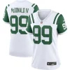 Women New York Jets Jerseys | Women^Women's Nike Will McDonald IV White Classic Alternate Player Game Jersey