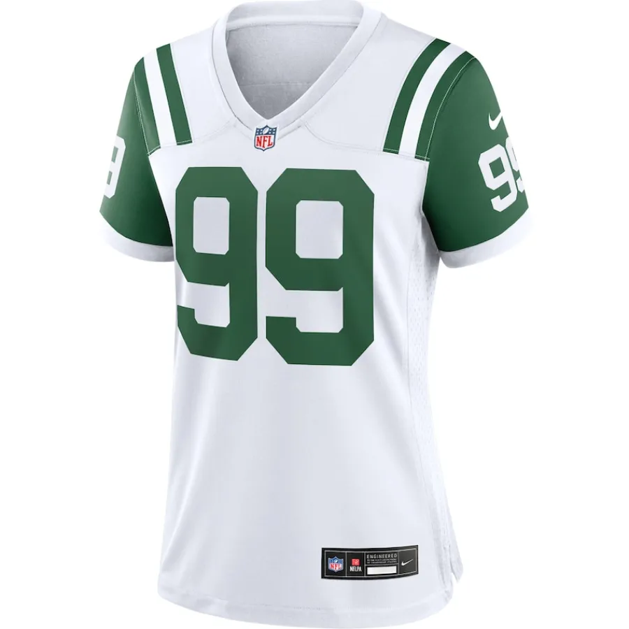 Women New York Jets Jerseys | Women^Women's Nike Will McDonald IV White Classic Alternate Player Game Jersey