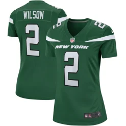 Women New York Jets Jerseys | Women^Women's Nike Zach Wilson Green Player Jersey