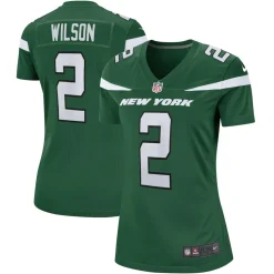 Women New York Jets Jerseys | Women^Women's Nike Zach Wilson Green Player Jersey