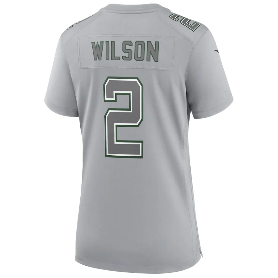 Women New York Jets Jerseys | Women^Women's Nike Zach Wilson Gray Atmosphere Fashion Game Jersey
