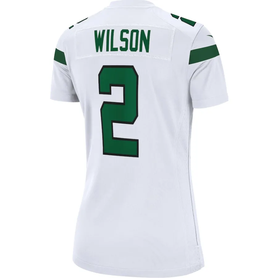 Women New York Jets Jerseys | Women^Women's Nike Zach Wilson White Player Jersey