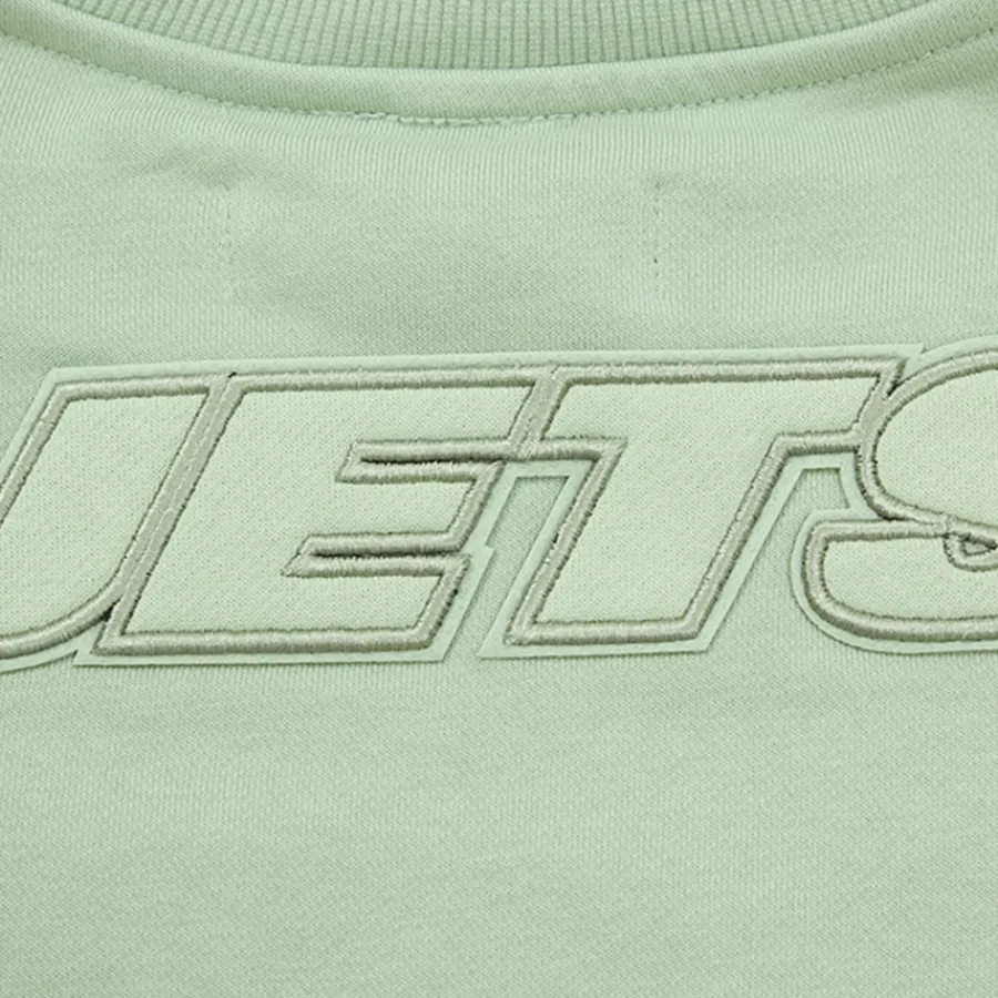 Women New York Jets Sweatshirts & Fleece | Women^Women's Pro Standard Light Green Neutral Pullover Sweatshirt