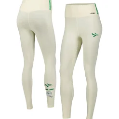 Women New York Jets Shorts & Pants^Women's Pro Standard Cream Retro Classic Tri-Blend Jersey Leggings