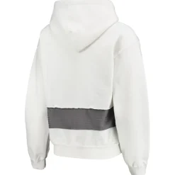 Women New York Jets Sweatshirts & Fleece | Women^Women's Refried Apparel White Sustainable Crop Dolman Pullover Hoodie