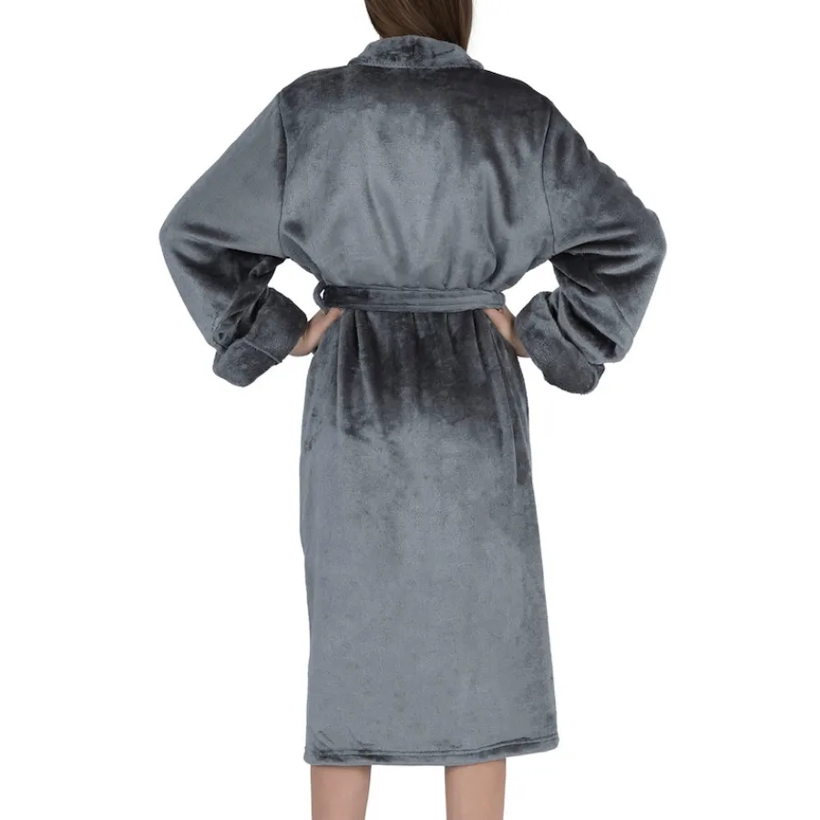 Women New York Jets Underwear & Sleepwear^Women's The Northwest Group Gray Snipe Personalized Robe