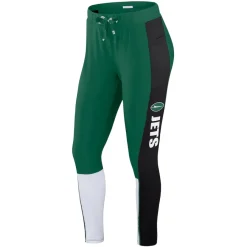Women New York Jets Shorts & Pants^Women's WEAR By Erin Andrews Green/Black Color-Block Leggings