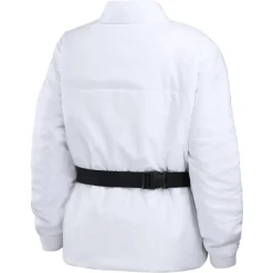 Women New York Jets Jackets^Women's WEAR By Erin Andrews White Packaway Full-Zip Puffer Jacket